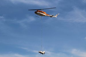 Fish Stocking Device In Flight